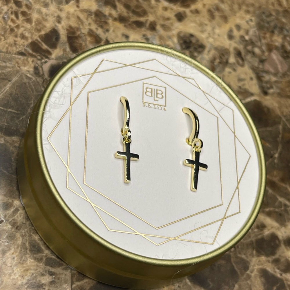18k triple gold plated gold huggers b.b.lila